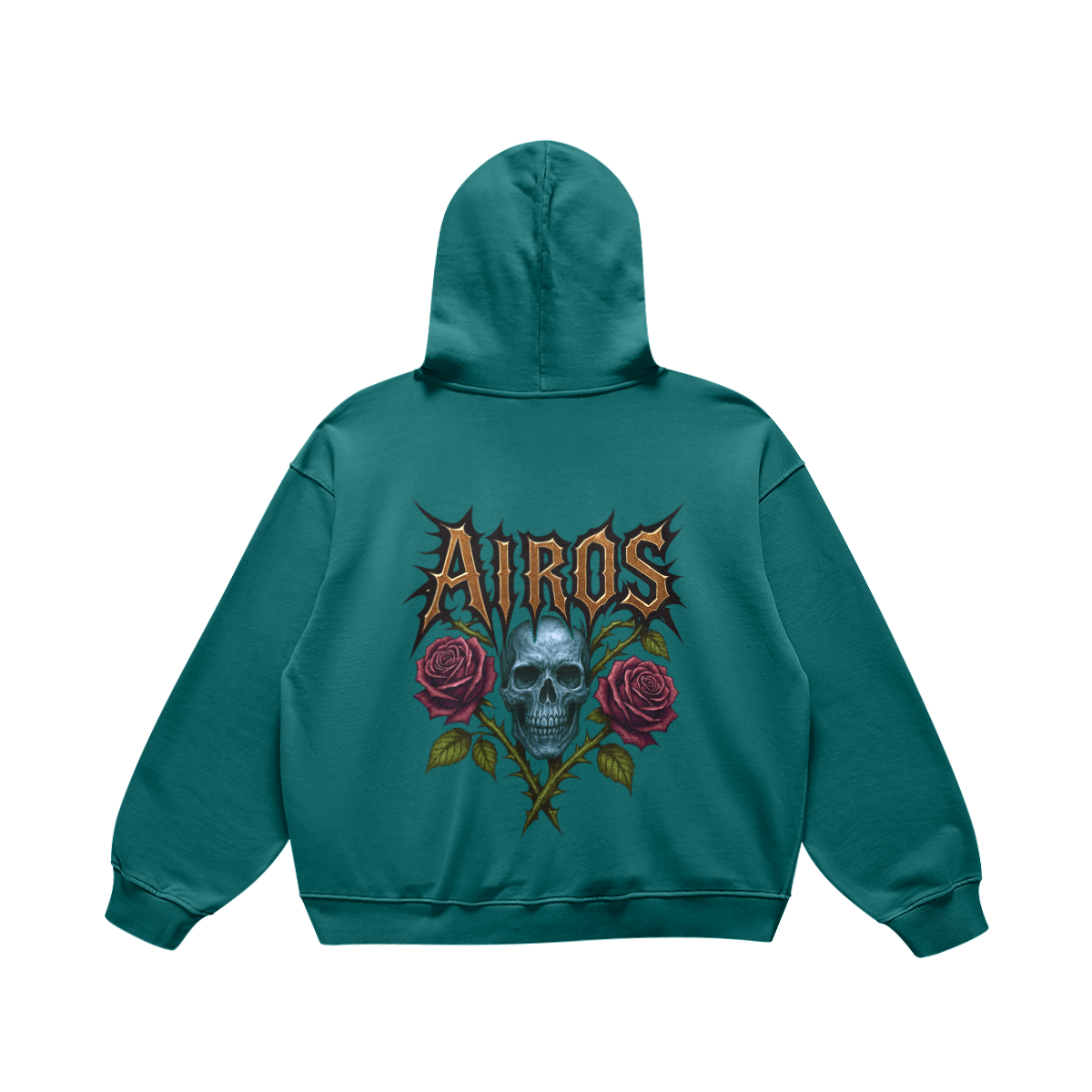 skull streetwear hoodie