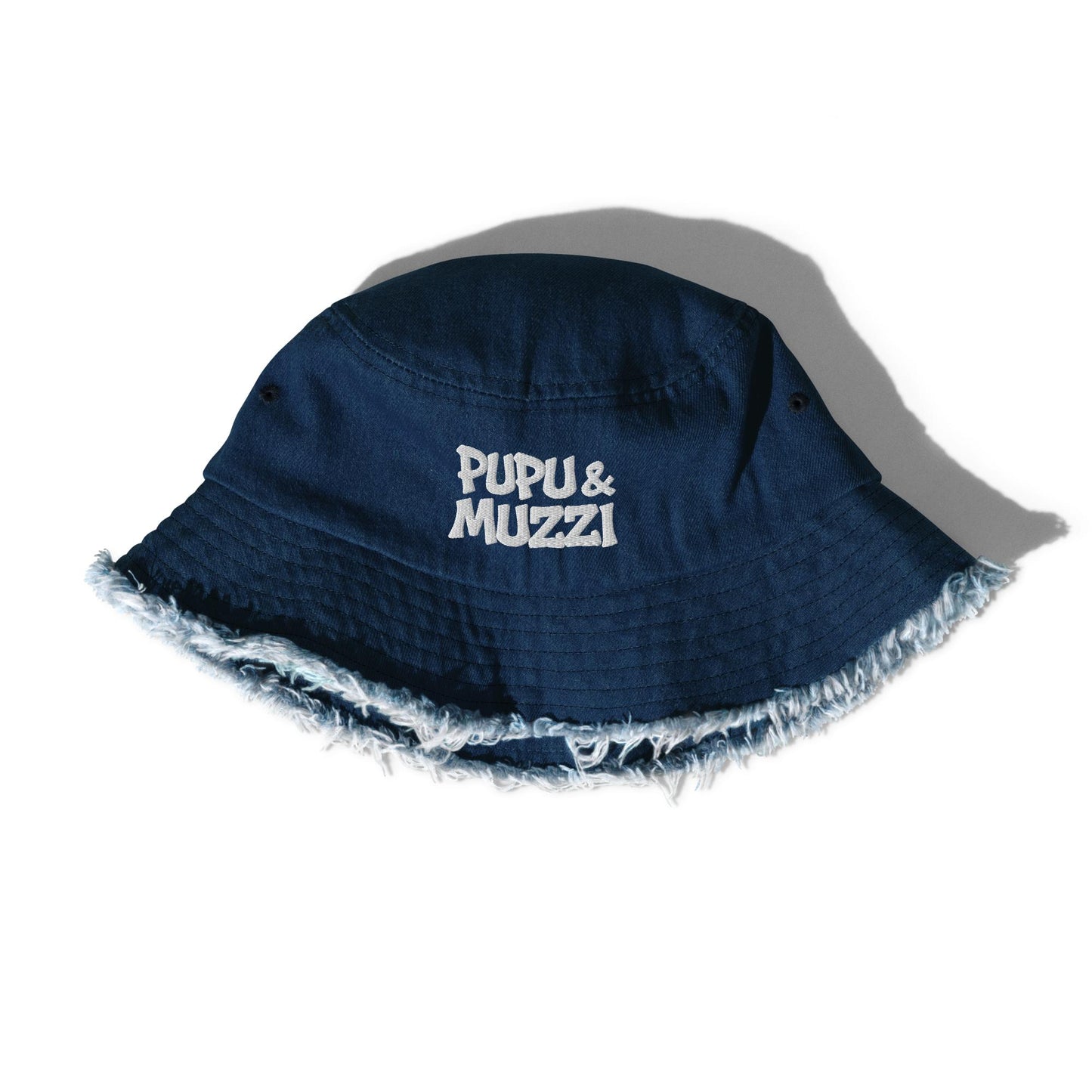כובע דלי ג'ינס PUPU &amp; MUZZI® בגימור מצופה