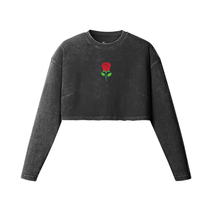 חולצת Airos Rose עם שרוולים ארוכים קצרים