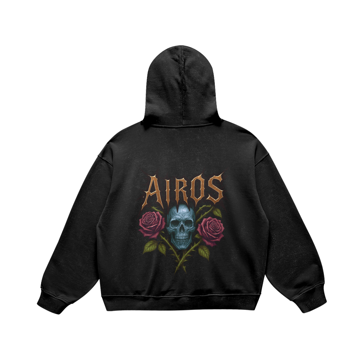 skull streetwear hoodie