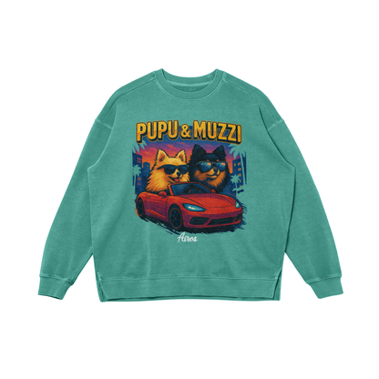 סווטשירט כבד של PUPU &amp; MUZZI®
