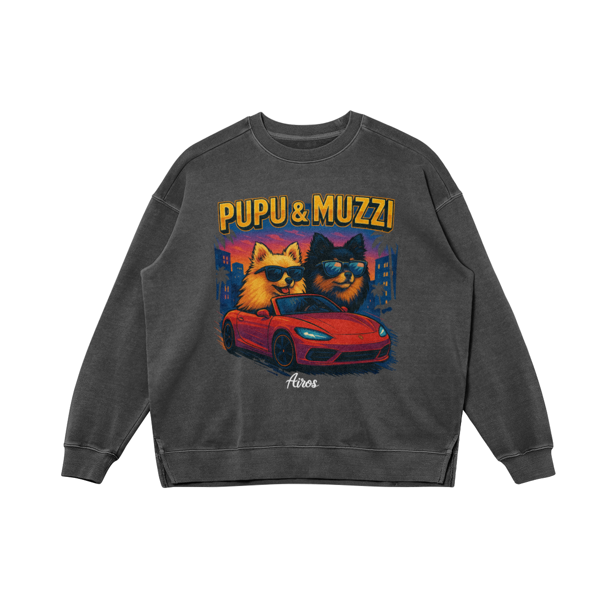 סווטשירט כבד של PUPU &amp; MUZZI®