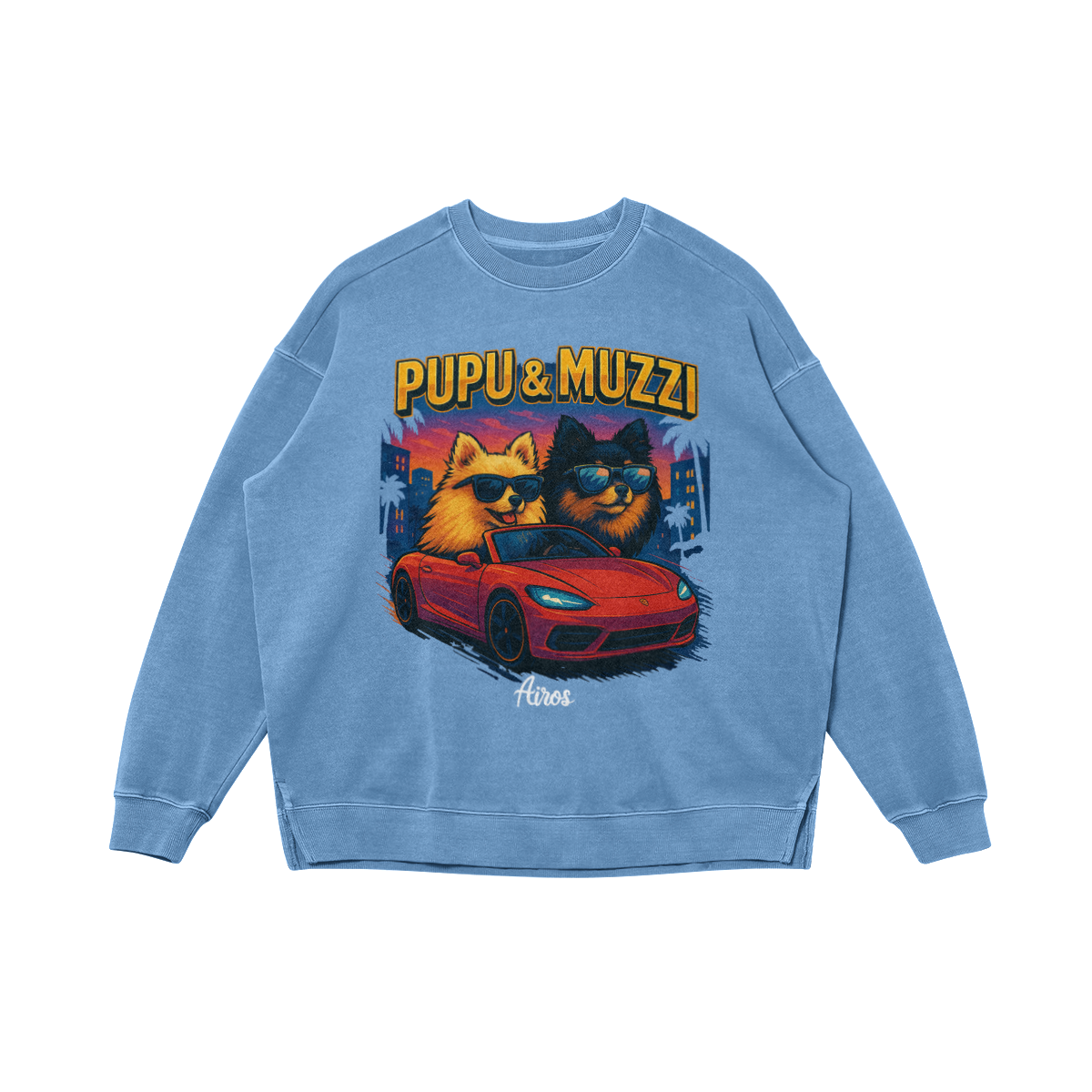 סווטשירט כבד של PUPU &amp; MUZZI®
