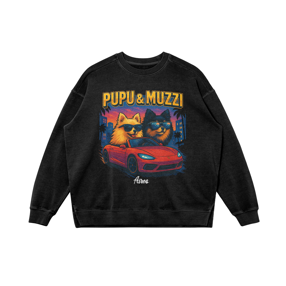 סווטשירט כבד של PUPU &amp; MUZZI®