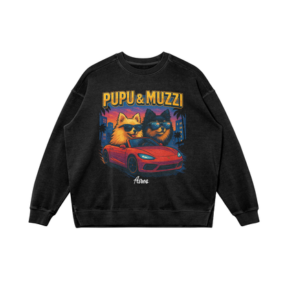 סווטשירט כבד של PUPU &amp; MUZZI®